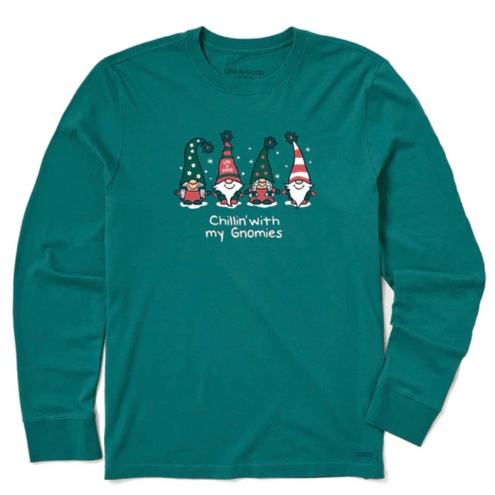 Life Is Good crusher men’s Christmas long sleeve size large
